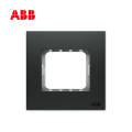 ABB智能家居i-家i-家欧悦丝绸黑边框以及安装支架53x53