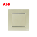 ABB开关插座由悦系列一位双控开关10AX,珍珠金
