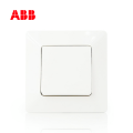 ABB开关插座由雅系列白色一位双控开关10AX