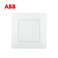 ABB开关插座由雅系列白色一位中间开关,10AX