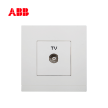 ABB开关插座由悦系列白色一位电视插座