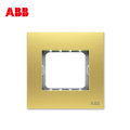 ABB智能家居i-家i-家欧悦磨砂金边框以及安装支架53x53