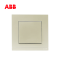 ABB开关插座由悦系列一位中间开关,10AX,珍珠金