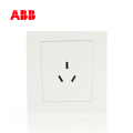 ABB开关插座永致系列白色一位三极插座10A