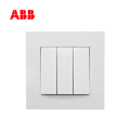 ABB开关插座由艺系列白色三位双控开关10AX