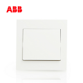 ABB开关插座永致系列白色一位双控开关10AX
