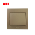 ABB开关插座永致系列朝霞金一位单控开关10AX