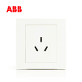 ABB开关插座永致系列白色一位三极插座16A