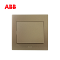 ABB开关插座永致系列朝霞金一位双控开关10AX