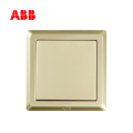 ABB开关插座徳逸系列珍珠金一位单控开关10AX
