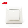 ABB开关插座由雅系列白色一位双控带灯开关10AX