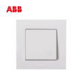 ABB开关插座由艺系列白色一位中间开关