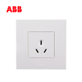 ABB开关插座由艺系列白色一位三极插座16A