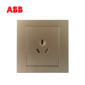 ABB开关插座永致系列朝霞金一位三极插座10A